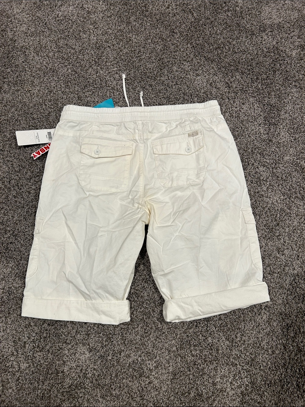 UNIONBAY White Stretch Cargo Shorts XL - Picture 2 of 5